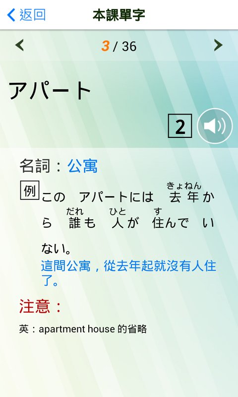 N5日语单字听力急诊室3截图2