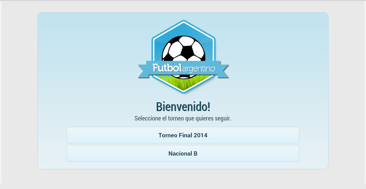 Fútbol Argentino Tablet截图1