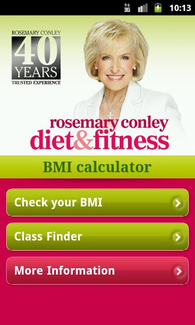 Rosemary Conley’s BMI App截图1