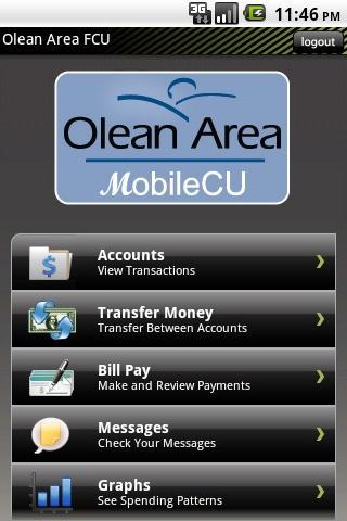 Olean Area FCU’s MobileCU截图1