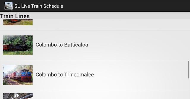 斯里兰卡火车时刻表 Sri Lankan Live Train Schedule截图5