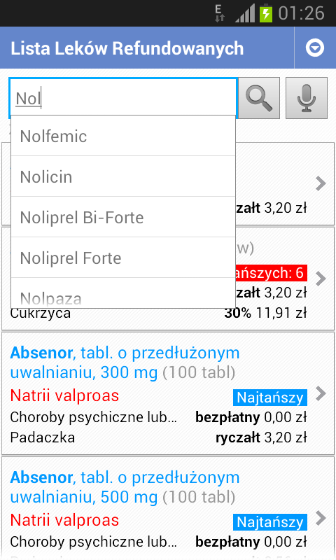 Lista Leków Refundowanych截图1