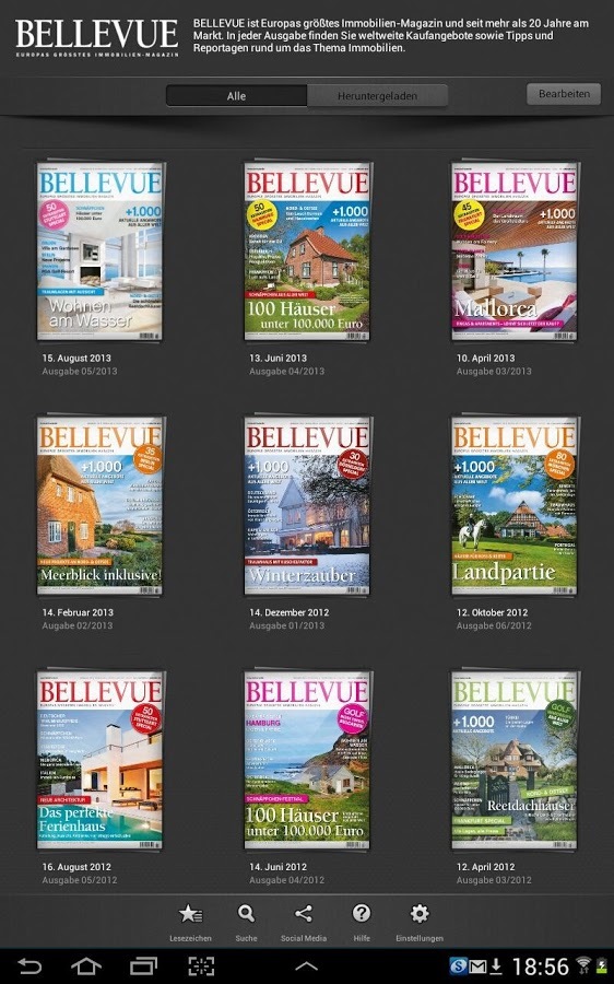 BELLEVUE – Immobilienmagazin截图2