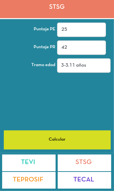 Fonoaudiología TEL Calculator截图1