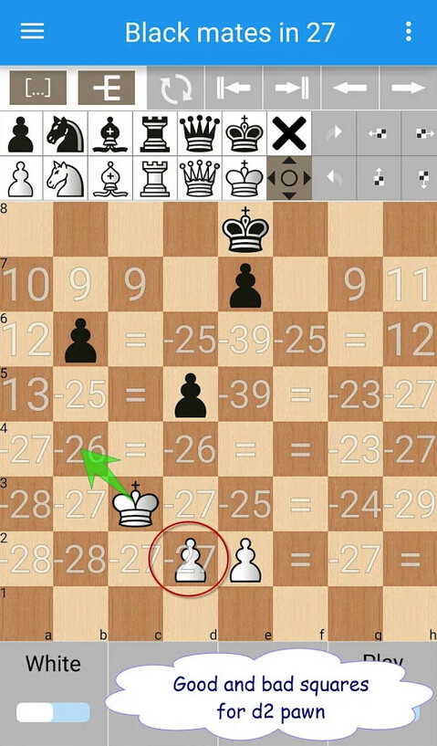 7-piece chess endgame training截图2