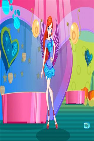 布卢姆装扮 Winx Bloom Dress-Up截图2