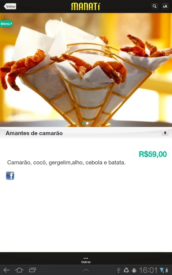 Manatí Restaurante Tablet截图5