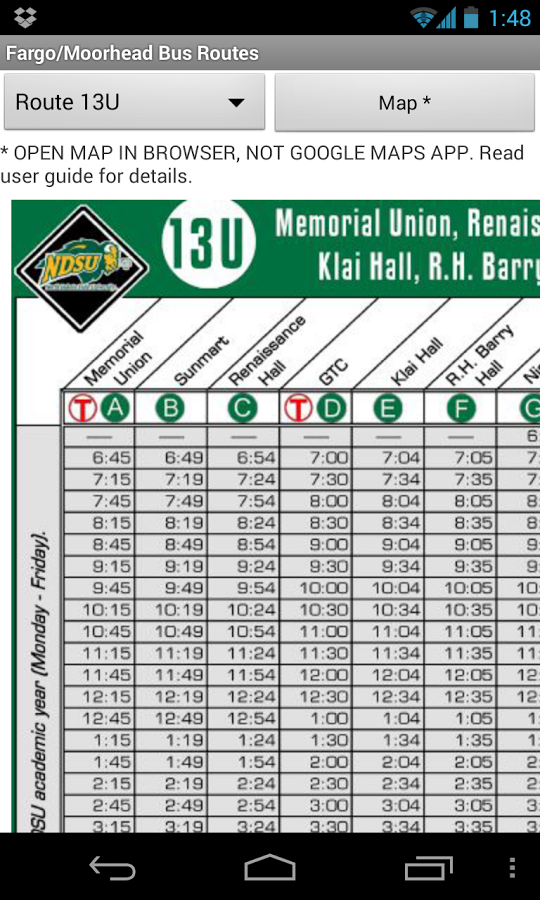 Fargo Moorhead Bus Routes截图1