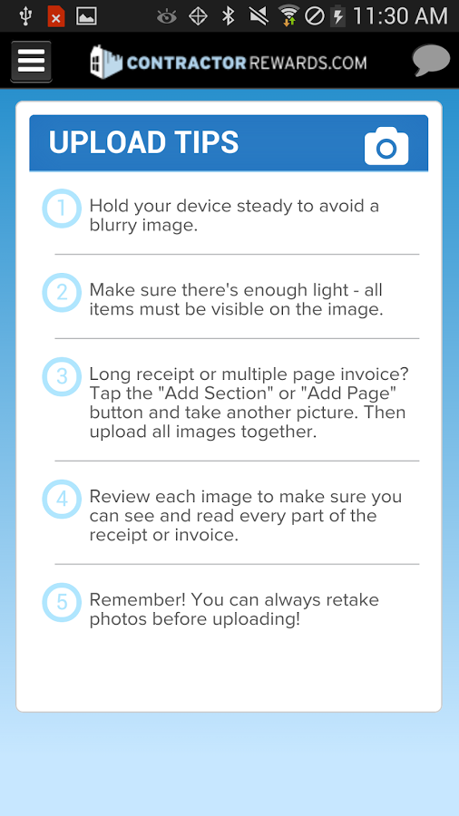 Contractor Rewards Invoice App截图2