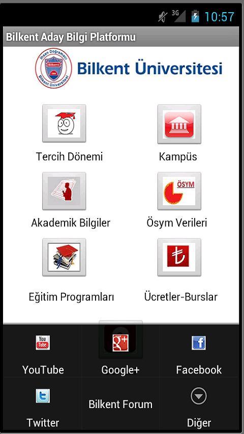 Bilkent Aday Bilgi截图5