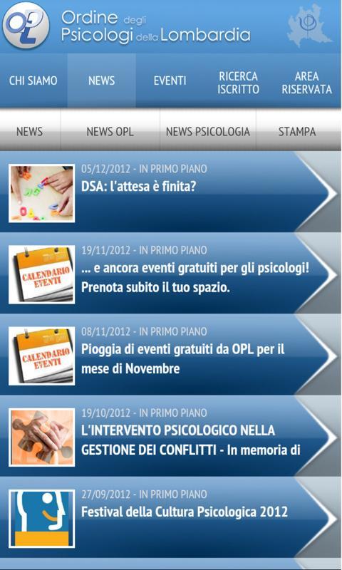 OPL Ordine Psicologi Lombardia截图2