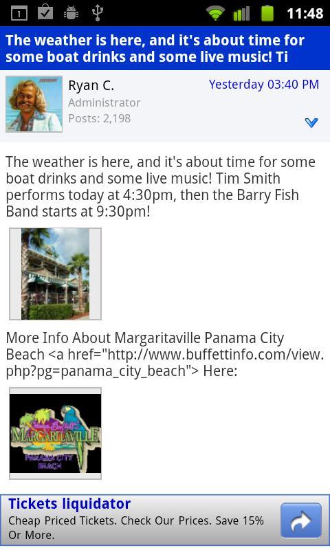 Jimmy Buffett Info截图4