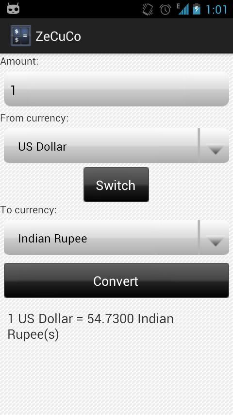 ZeCuCo -Zed Currency Converter截图2