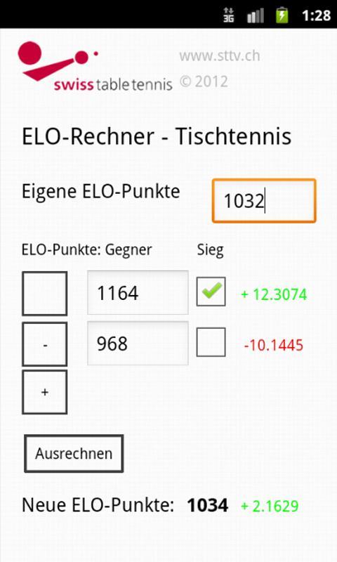 Elo Rechner截图1