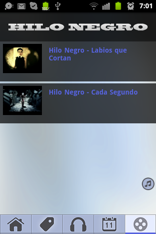 Hilo Negro Mobile截图3