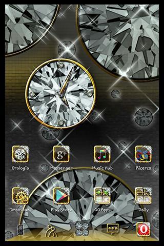 Diamond Widget Clock截图2