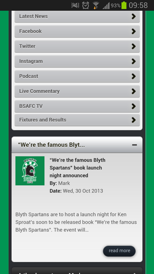 Blyth Spartans AFC (Official)截图3