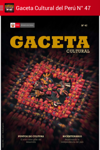 Gaceta Cultural N° 47截图2