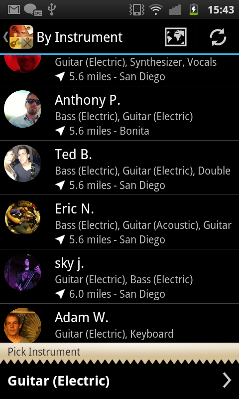 BandFriend - Musicians Network截图9