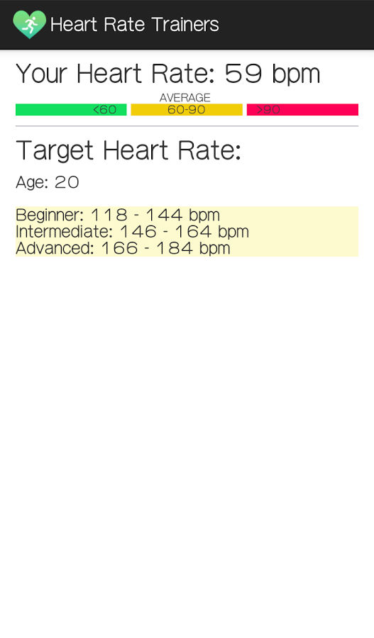 Heart Rate Trainers《心跳率訓練器》截图5