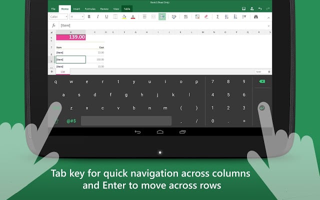 Excel键盘:Keyboard截图2