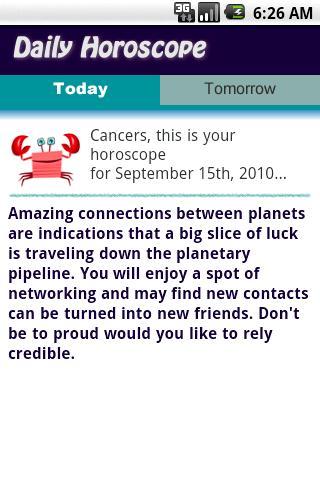 Horoscope Cancer Francais截图1