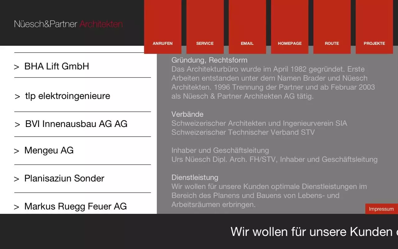 Nüesch & Partner Architekten截图2