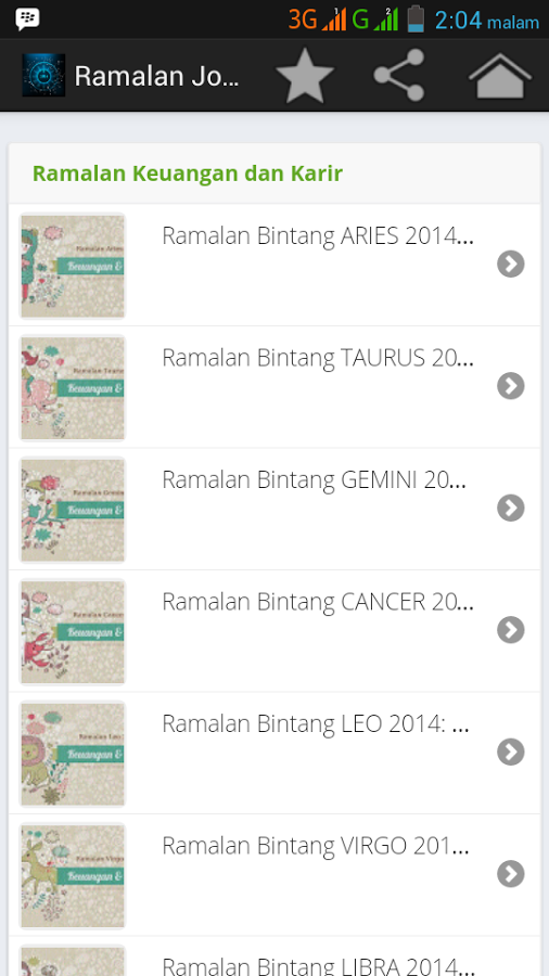 Ramalan Zodiak 2014截图4