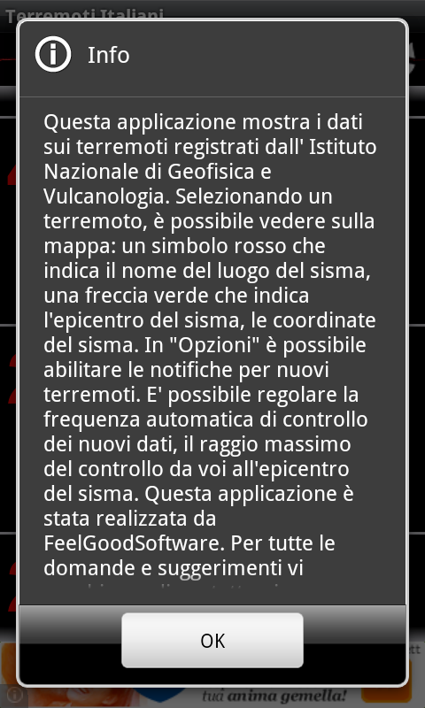 Terremoti Italia ed alert截图9