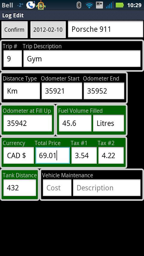 Automobile Logger截图2