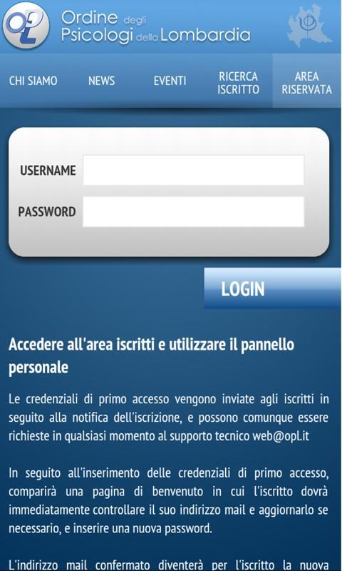 OPL Ordine Psicologi Lombardia截图5