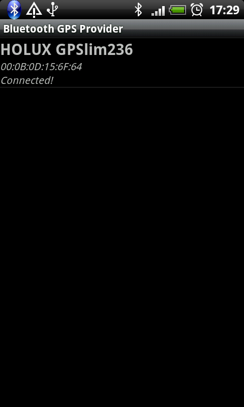 Bluetooth GPS Provider截图2
