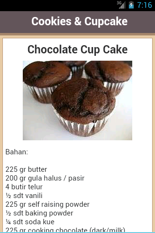 Resep Cookies & Cupcake截图7