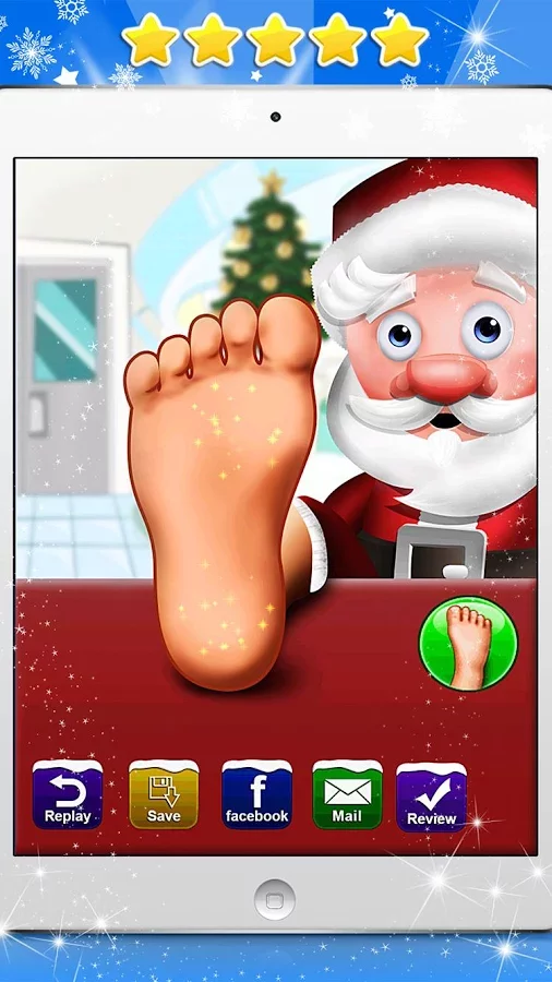 Santa’s Foot Spa Salon Rescue截图6