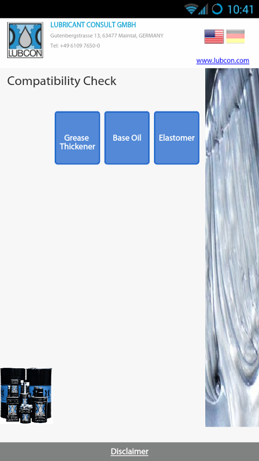 Lubricant Compatibility Check截图1