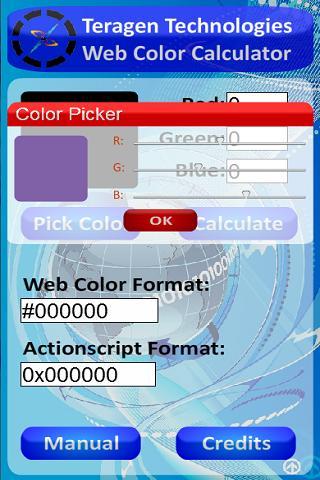 Teragen Web Color Calculator截图2