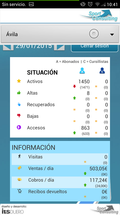 Indicadores de Explotación S&C截图3