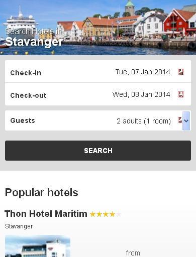 Stavanger Hotel finder截图5