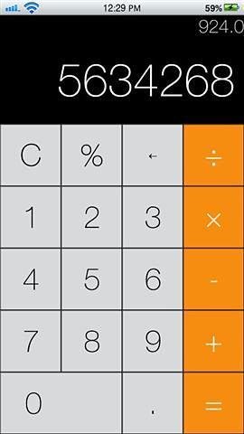 iOS7的计算器 iOS 7 Calculator截图2