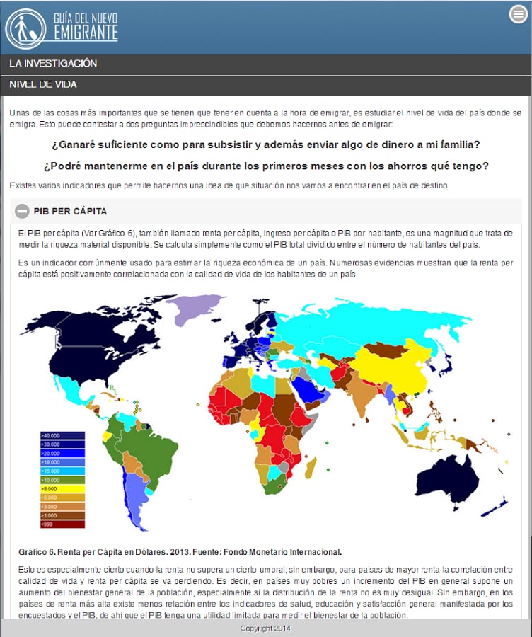 Gu&iacute;a del Nuevo Emigrante截图3