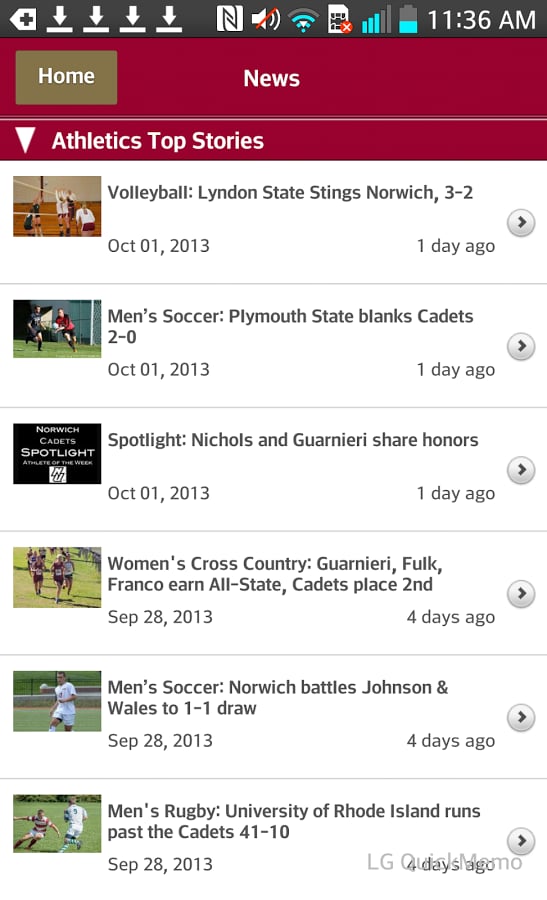 NU Media – Norwich Univ...截图1