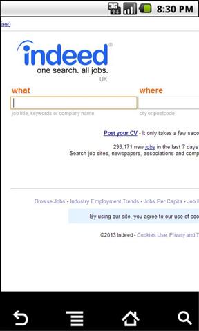 乔布斯在线 Indeed Jobs Online2013截图1