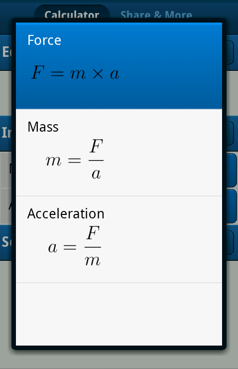 Force Equation Calculator截图8