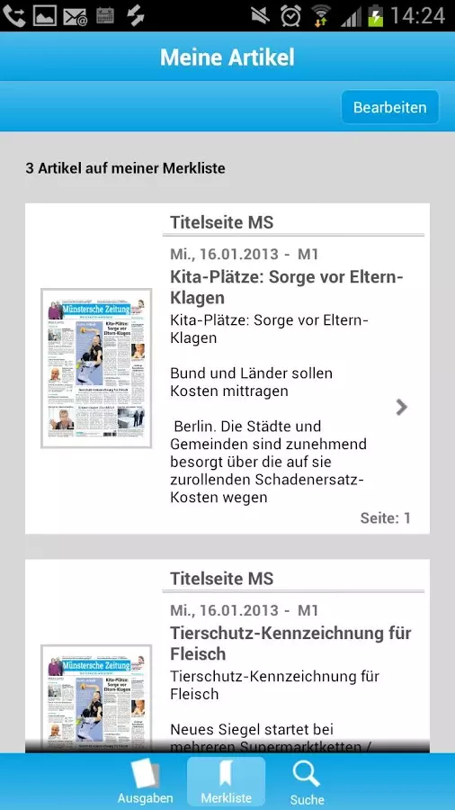 Münstersche Zeitung eZeitung截图5