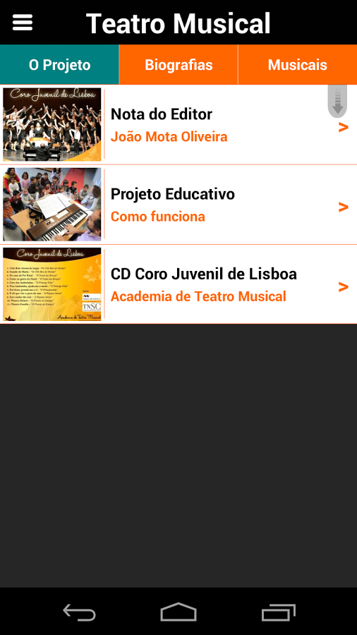 Academia de Teatro Musical截图2