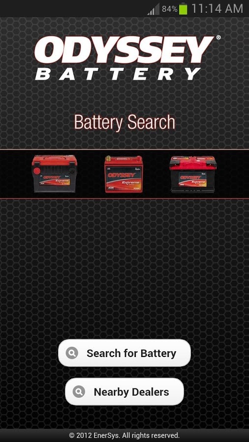 ODYSSEY® Battery Search截图1