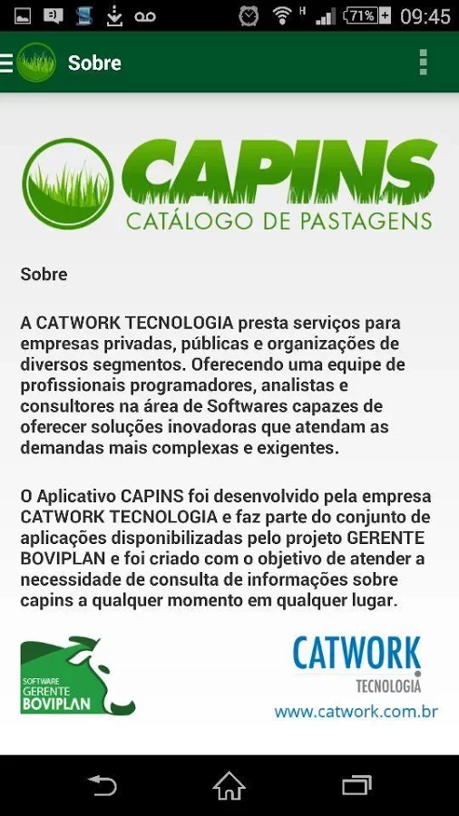 Capins - Catálogo de Pastagens截图2