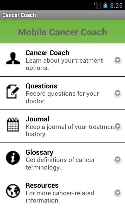 Cancer Coach截图2