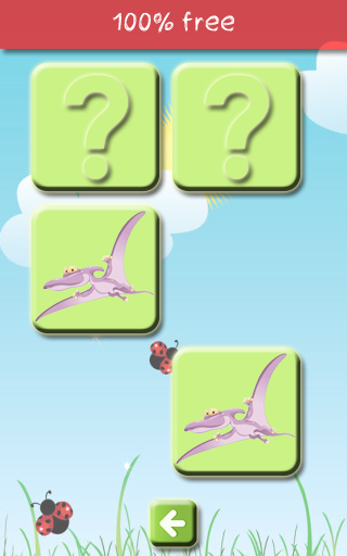记忆游戏为孩子 - 恐龙和龙截图8