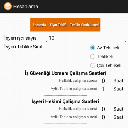 is güvenligi teklif hesaplama截图9